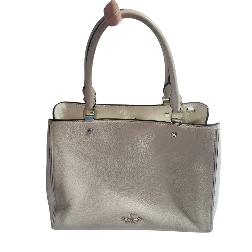 KATE SPADE EUC LEILA MEDIUM TRIPLE COMPARTMENT SATCHEL BAG